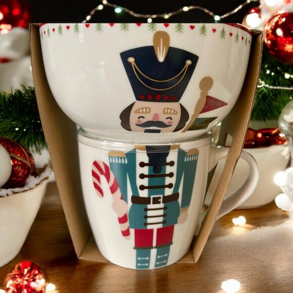 NEW! 🎄THE NUTCRACKER Mug and Bowl Breakfast Set🎄 - Picture 1 of 6